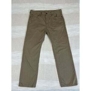 Levis 505 Men's Tan / Brown Jeans Size 40x32 Khaki Straight Leg Pants